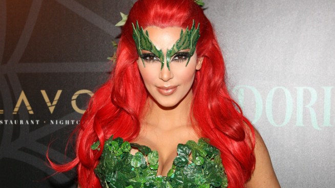 Before  Kim announced her split from Kris she dressed up as Batman and Robin villain Poison Ivy and hosted a festive bash in New York City. When asked if she planned on dressing up with Humphries, Kim replied, 