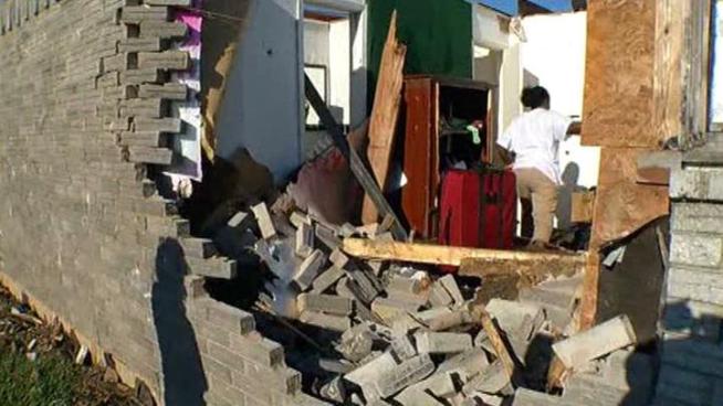 Lancaster residents were able to go through their homes after the city opened blockades in hard-hit neighborhoods.