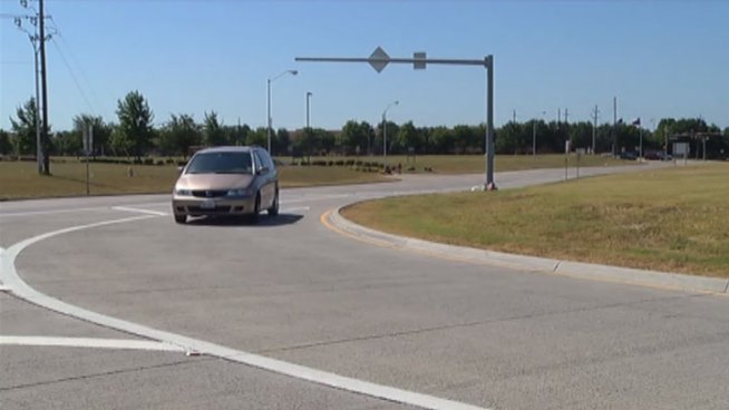 At the intersection of Legacy Drive and Preston Road drivers have an extra stoplight at an intersection designed to cut down the risk of fender benders.