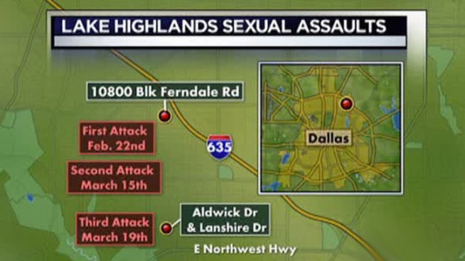 Police are continuing their search for at least one person wanted in connection with two sexual assaults in Lake Highlands in the last week.