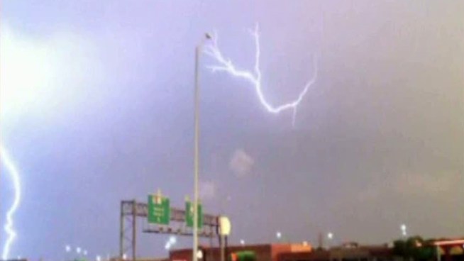 Storms on Friday night closed Mayfest and caused some storm damage in some parts of North Texas.