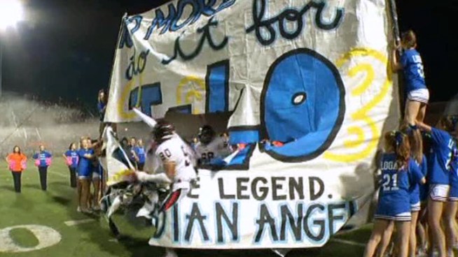 The Coppell Cowboys and their fans honored a football player who died at Possum Kingdom Lake as a 