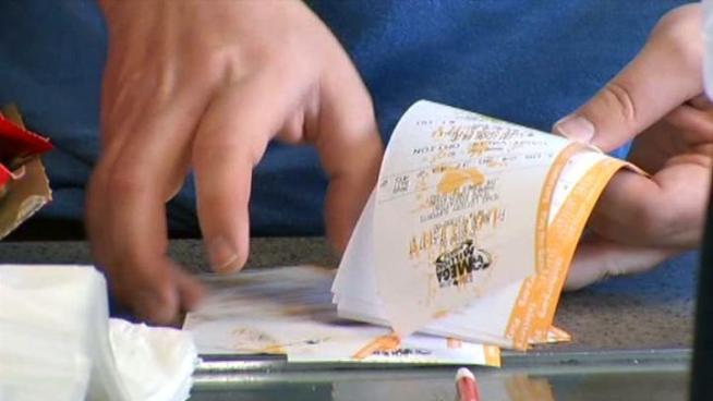 North Texans lined up for a shot at the biggest Mega Millions jackpot ever -- $640 million. The winning numbers are: 46, 23, 38, 4, 2 and the Mega Ball is 23.