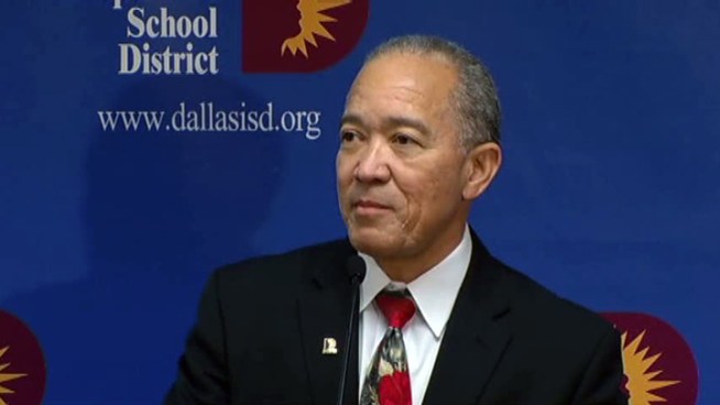 New Dallas schools chief Mike Miles says he knows he has work to do, saying the district is a good one that needs to move to great.
