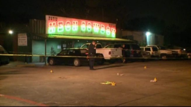 One man is dead, another is in the hospital after both were shot at the Neon Cowboy Bar in Dallas Thursday night.