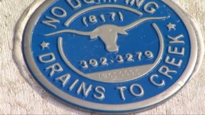 Fort Worth's Storm Water Department tries to combat illegal dumping in Fort Worth.