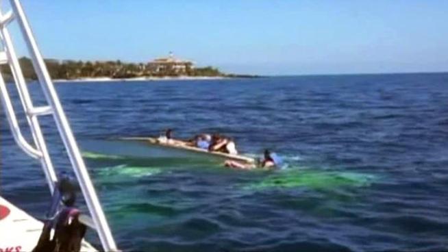 One of the men who helped pull a North Texas family from the ocean after the small plane they were in crashed off the coast of a Caribbean island says he was in the right place at the right time.