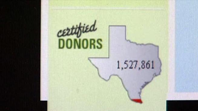 Thousands of potential organ donors are not on Texas's official donor registry -- even though they think they are.