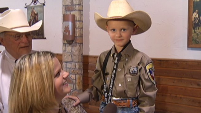 Western Wishes teams with Parker County Sheriff to grant toddler wish of becoming an honorary deputy sheriff.