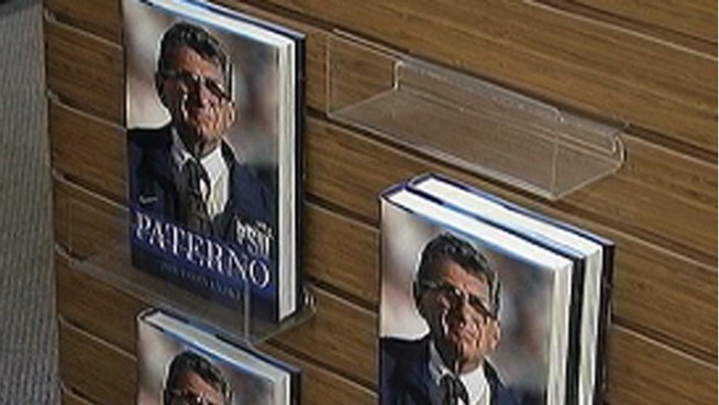 Joe Paterno's biography hit the shelves on Tuesday. Author Joe Posnanski follows Paterno in the months leading up to and after the Jerry Sandusky Scandal. NBC10's John Clark reports.