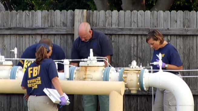 The FBI has taken over the investigation into an explosion near a natural gas regulator system in Plano. Investigators have not released the identity of a man who was injured when a bomb went off in his hands. The man is still in a hospital and has not charged in the case.