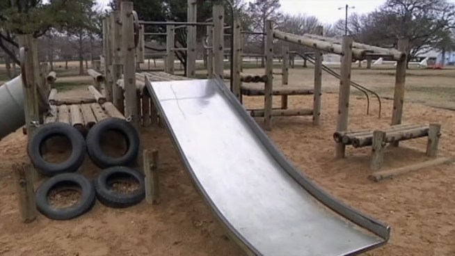 10-year-old Allison Lewis wants Garland to make more playgrounds accessible to handicapped children.