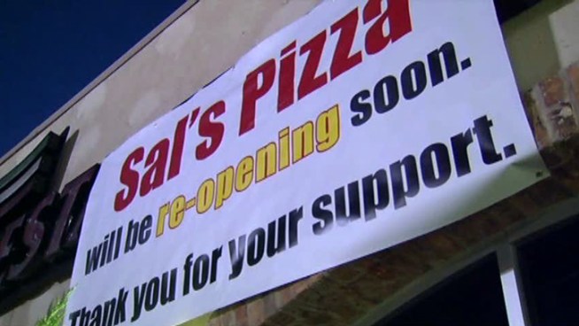 A fire at a next-door restaurant has put Sal's Pizza out of commission for the first time in three decades. The restaurant hopes to reopen for delivery orders by next week.