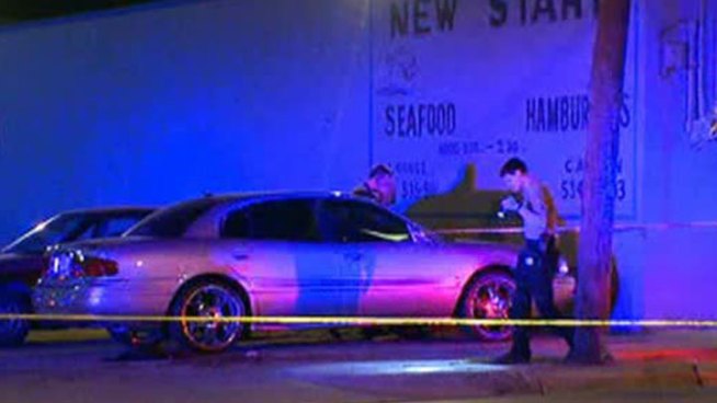 Fort Worth police are searching for the man who shot two brothers outside of a south Fort Worth nightclub early Friday morning.