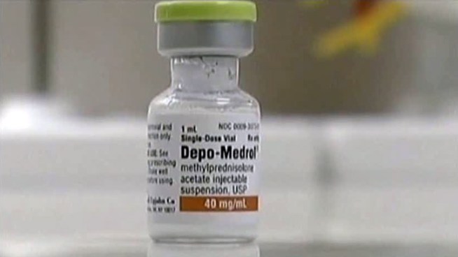 A Central Texas woman who was treated at a Dallas clinic has been hospitalized for treatment for fungal meningitis.