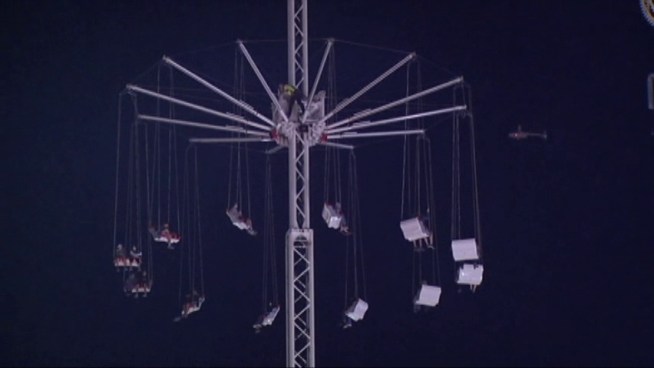 She rode a State Fair of Texas ride as a dare and ended up being suspended 200 feet in the air for two hours.