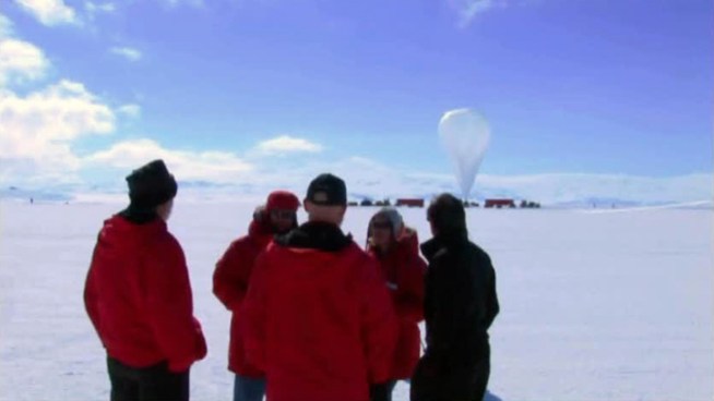 A truck with the stratospheric balloon telescope was found at a car wash near Hutchins, apparently undamaged.