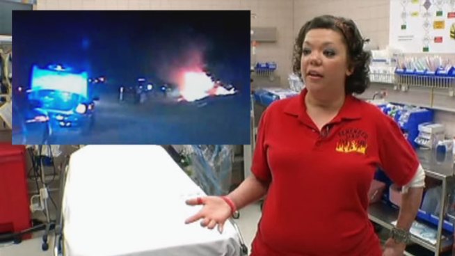 Jamie Nash was texting while driving when she had a horrific accident that changed her life forever, now through her organization TXTL8R she's hoping to stop dangerous distracted driving.