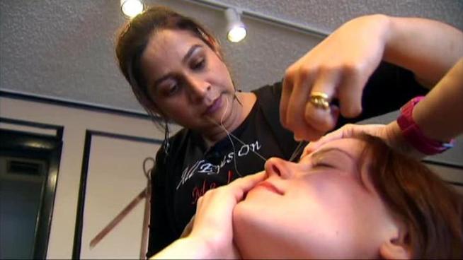 Eight eyebrow threaders from across Texas are challenging a state law that requires them to obtain cosmetology licenses.