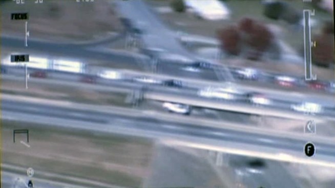 Prosecutors have released footage of a high-speed truck chase through North Fort Worth two years ago. The driver was sentenced this week to 75 years in prison.