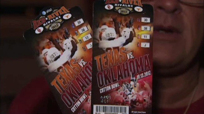 Texas and OU football fans are packing bars and party spots all over town.