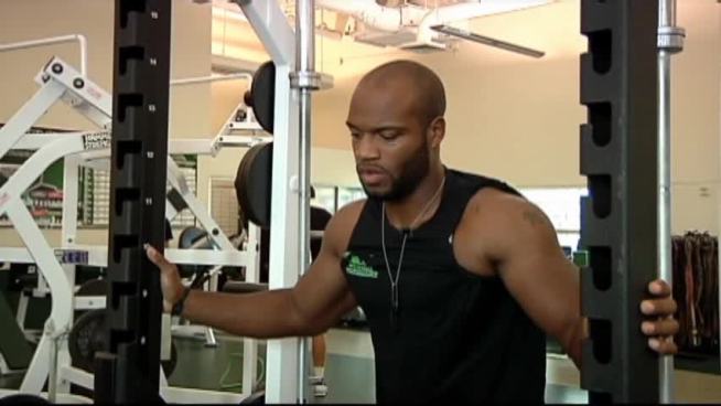 The captain of the Mean Green football team is using his military past to motivate his teammates.
