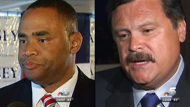 Marc Veasey and Domingo Garcia will face off in a runoff in July for the Democratic nomination for the new Congressional District 33. Eleven people ran in the primary.
