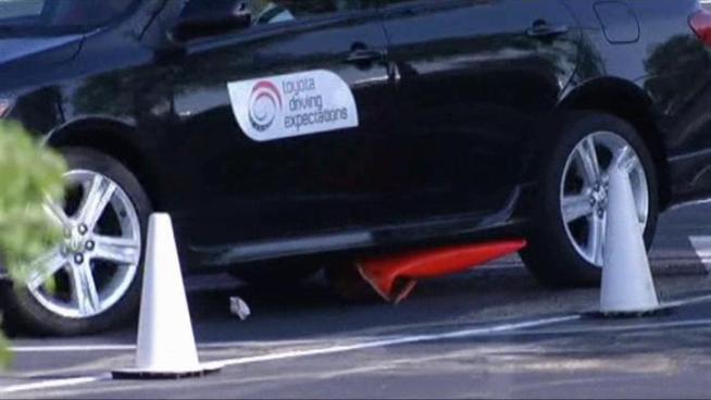 Teens and their parents learned firsthand the dangers of distracted driving.