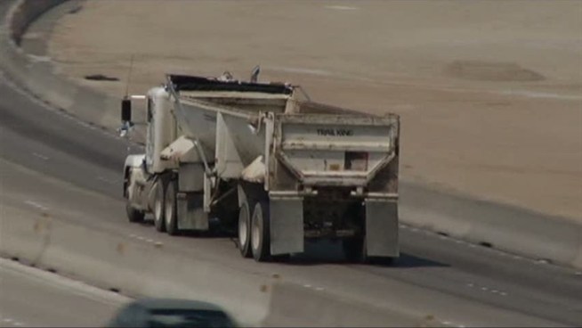 Fully loaded rock hauler trucks are more dangerous than other big rig trucks on North Texas roads.