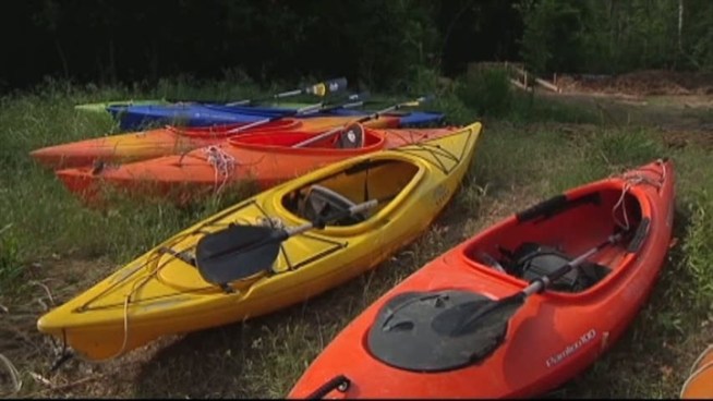 The Beaver Pond paddling trail is part of a 2,000 acre nature preserve located in the middle of Lewisville.