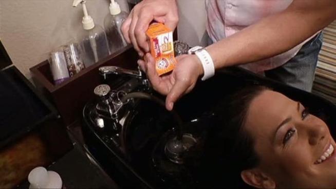 A few household cleaning products can help keep hair healthy during the summer heat.