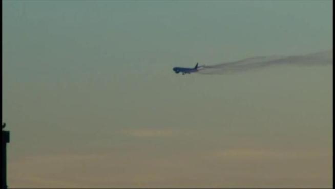 An American Airlines jet made an emergency landing at DFW International Airport shortly after takeoff Sunday evening.