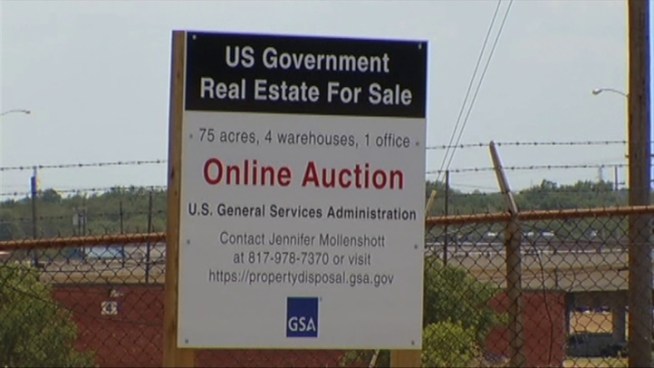 The US Government is selling property in DFW to help raise money for the federal treasury.