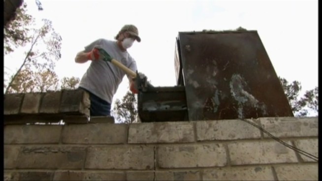 The cleanup in Bastrop continues where more than 1500 homes were destroyed from wildfires there.