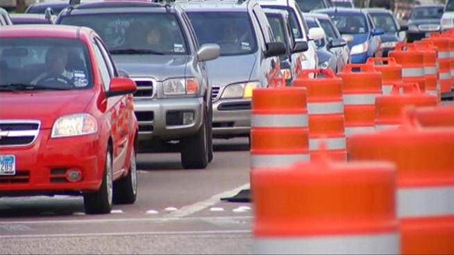 Traffic delays worsened Saturday with the closure of the Montfort Street bridge, which will remain closed until 6 p.m. Sunday.