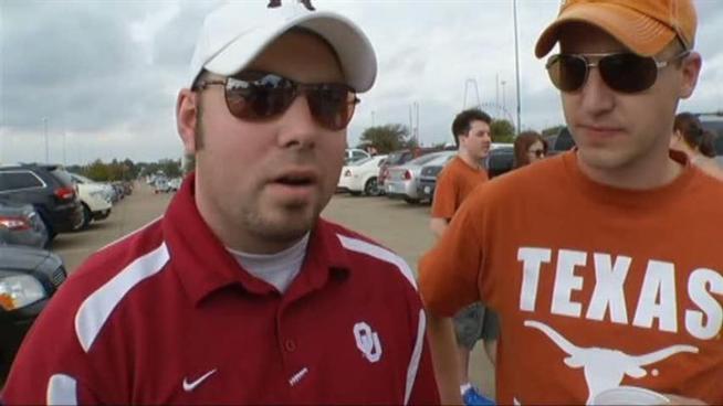 Even bitter rivals can be friendly before and after kickoff.