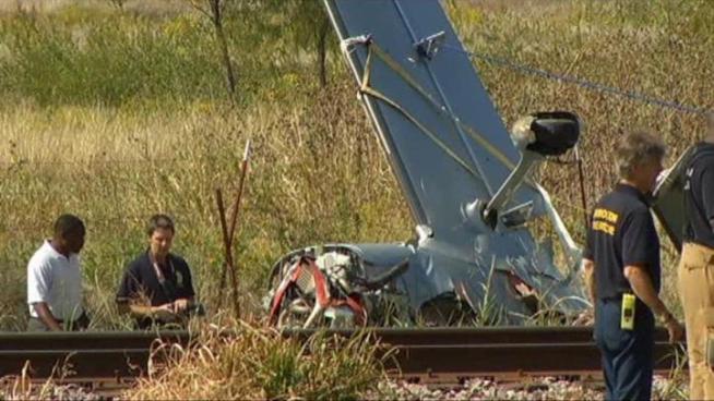 An investigation is underway after a plane crashes near Hebron High School.