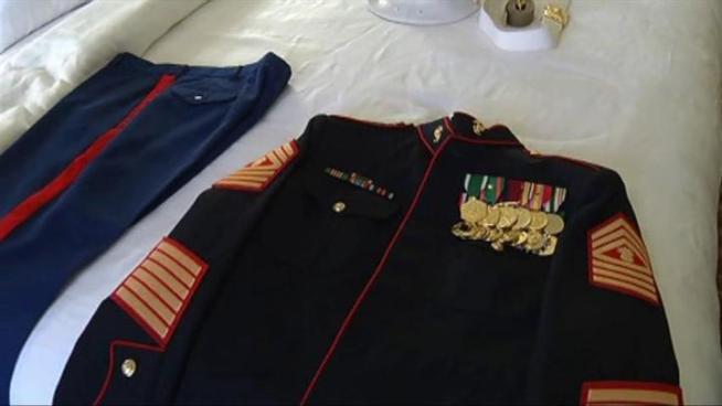 An Arlington Marine's homecoming surprised his family at the Marine Corp Birthday Ball.