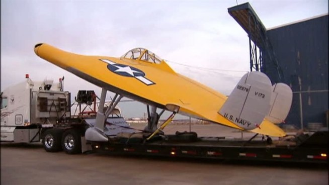 The one-of-a-kind Flying Pancake is fully restored and headed to a Dallas museum.  Frontiers of Flight CEO Cheryl Sutterfield-Jones comments.
