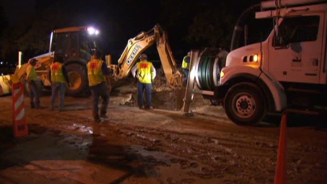 Farmers Branch officials say drivers should avoid the area of Valley View Lane and Hutton Drive and find alternate routes for the rest of the work week.