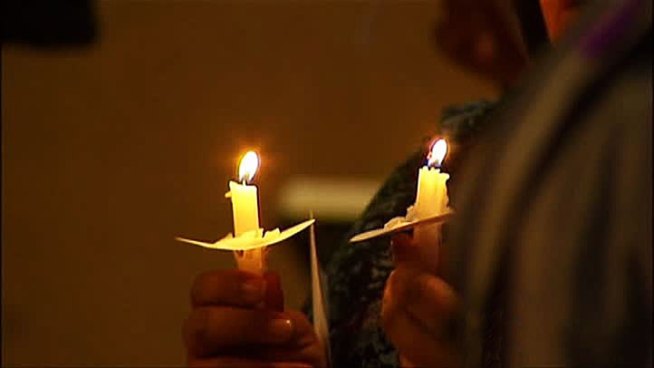 The city of Dallas held a candlelight vigil Wednesday night to remember victims of domestic violence.