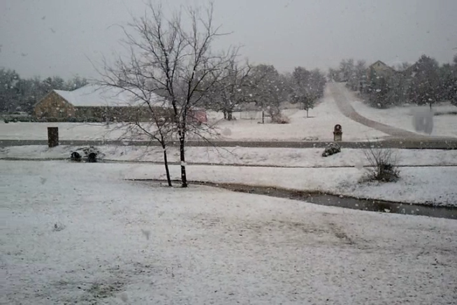 Take a look at a collection of viewer videos showcasing snow around the <a title=
