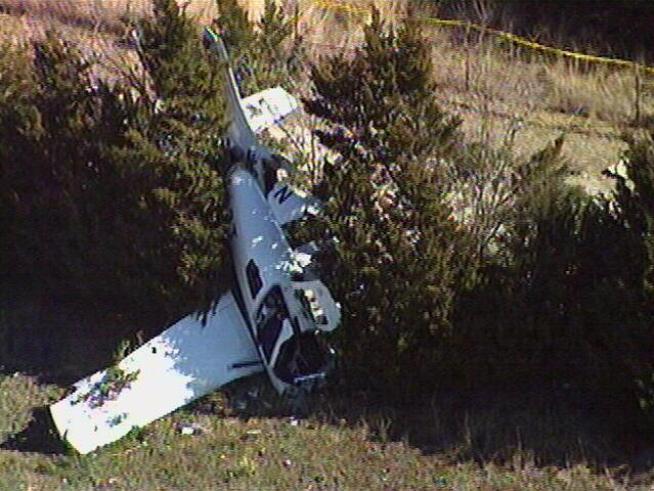 Two people died after the small, single-engine plane they were flying in crashed in <a title=