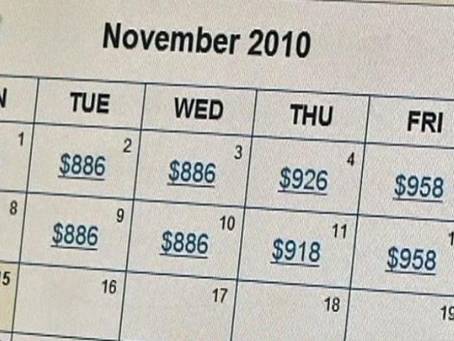 Would you be willing to routinely pay $1200 to $1400 to fly from DFW to <a title=