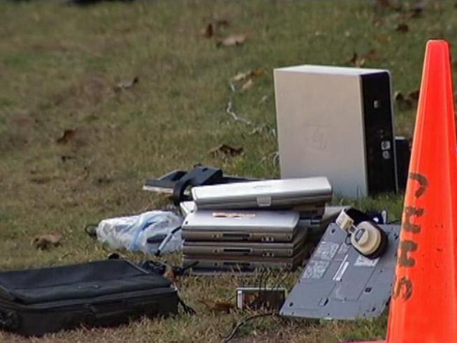 An overnight burglary and vandalism at <a title=