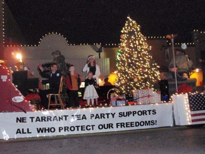 Christmas is about celebrating family and faith for many North Texans, but is there a place for politics? There's some controversy over a <a title=