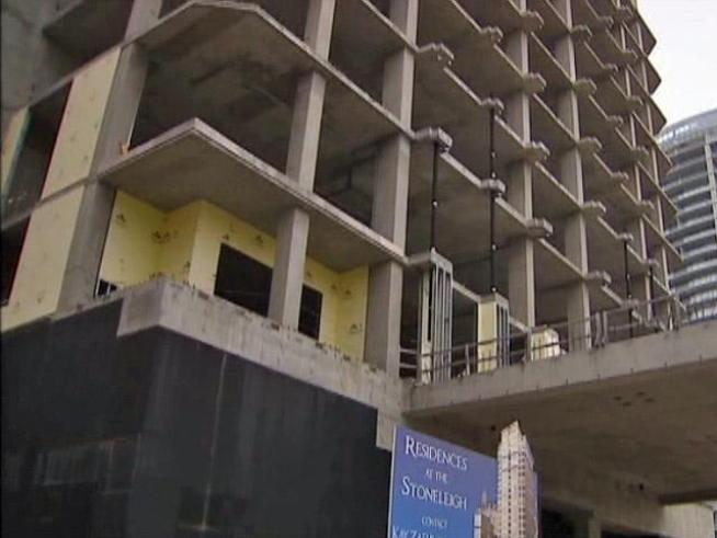 The Stoneleigh Project has been half finished for two years, but real estate experts say word that a new developer plans to finish the job is an indication of  economic recovery for 2011.