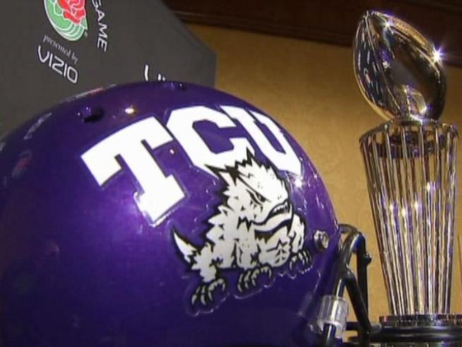 Horned Frogs players talk about being favored to win the <a title=