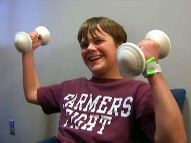 The 14-year-old hurt in an ATV crash with an 18-wheeler has been in hospital for four months.
