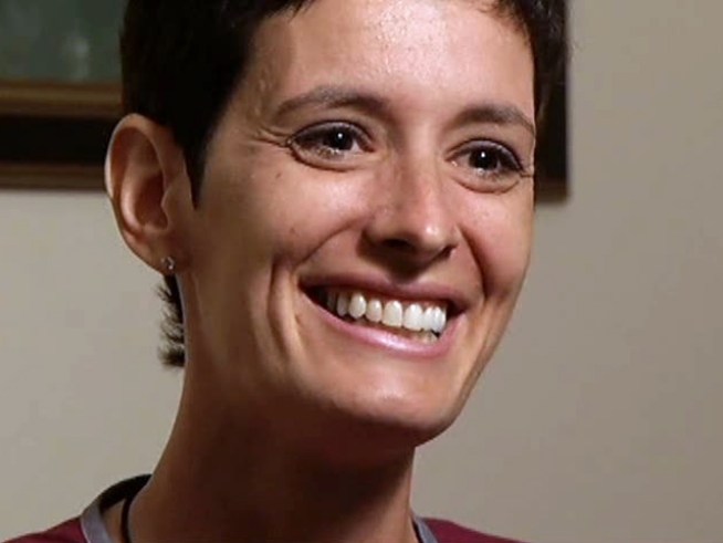 A nursing student says she is not giving up in her fight against a rare from of breast cancer.